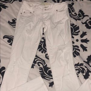 White jeans